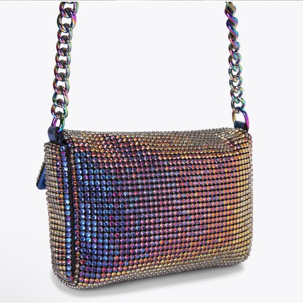 ✨ Kurt Geiger Crystal Eagle Iridescent Shoulder Bag ✨ SOLD OUT EVERYWHERE ✨ - Picture 5 of 7
